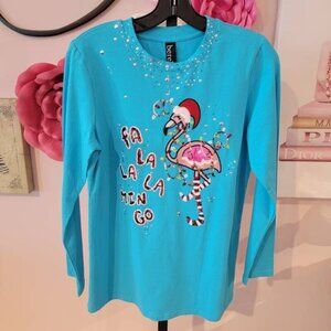 NEW Berek Fa La La La Mingo Long Sleeve Tee